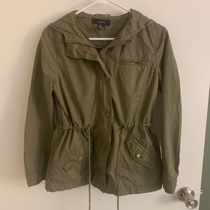 Green utility jacket